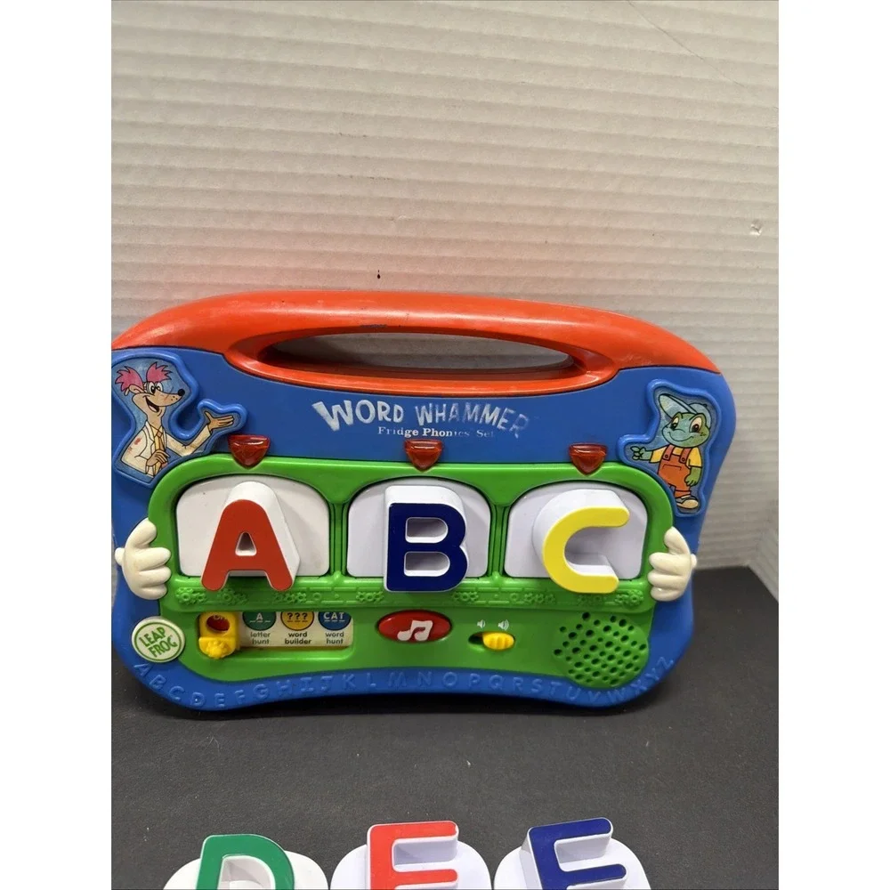 LEAP FROG WORD WHAMMER Electronic Magnetic Fridge Phonics Set - 26 Letters A-Z